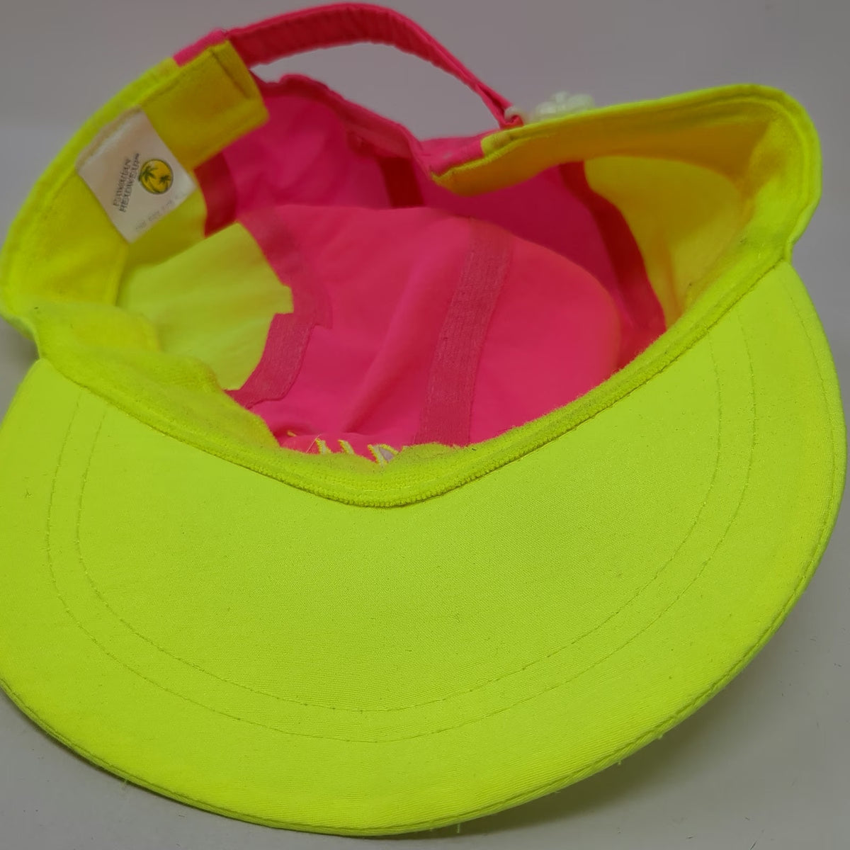 Hawaiian Headwear Baseball Cap Pink One Size Hawaii Nylon Slideback Beach Hat