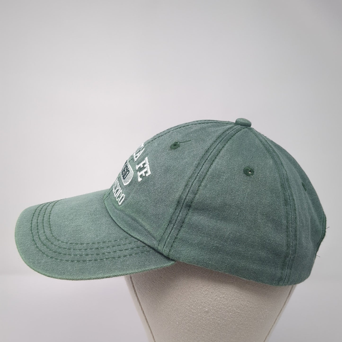 Santa Fer Est. 1610 New Mexico Baseball Cap Green OS Adjustable Crazy Apparel