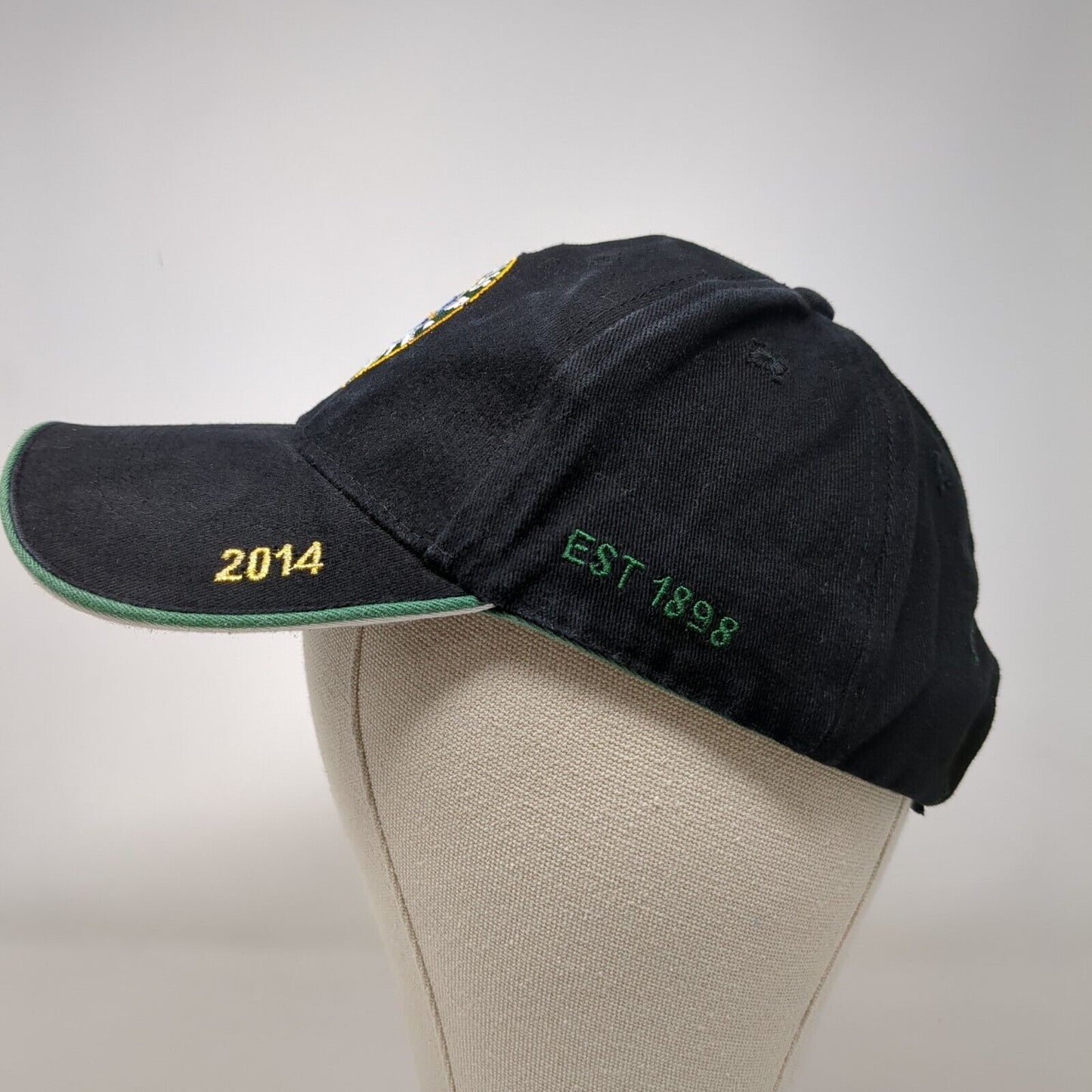 White Pass & Yukon Route Strapback Hat Black OSFA Solid Skagway Alaska
