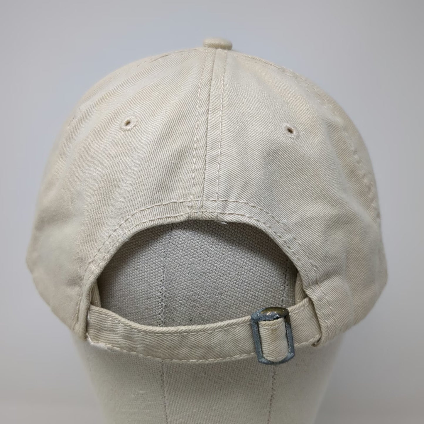 American Dry Goods Baseball Cap Beige Blue One Size Upstate Cerebral Palsy Hat