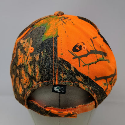 Mossy Oak Baseball Cap Orange Camo One Size Munson Arrowhead Strapback Hat