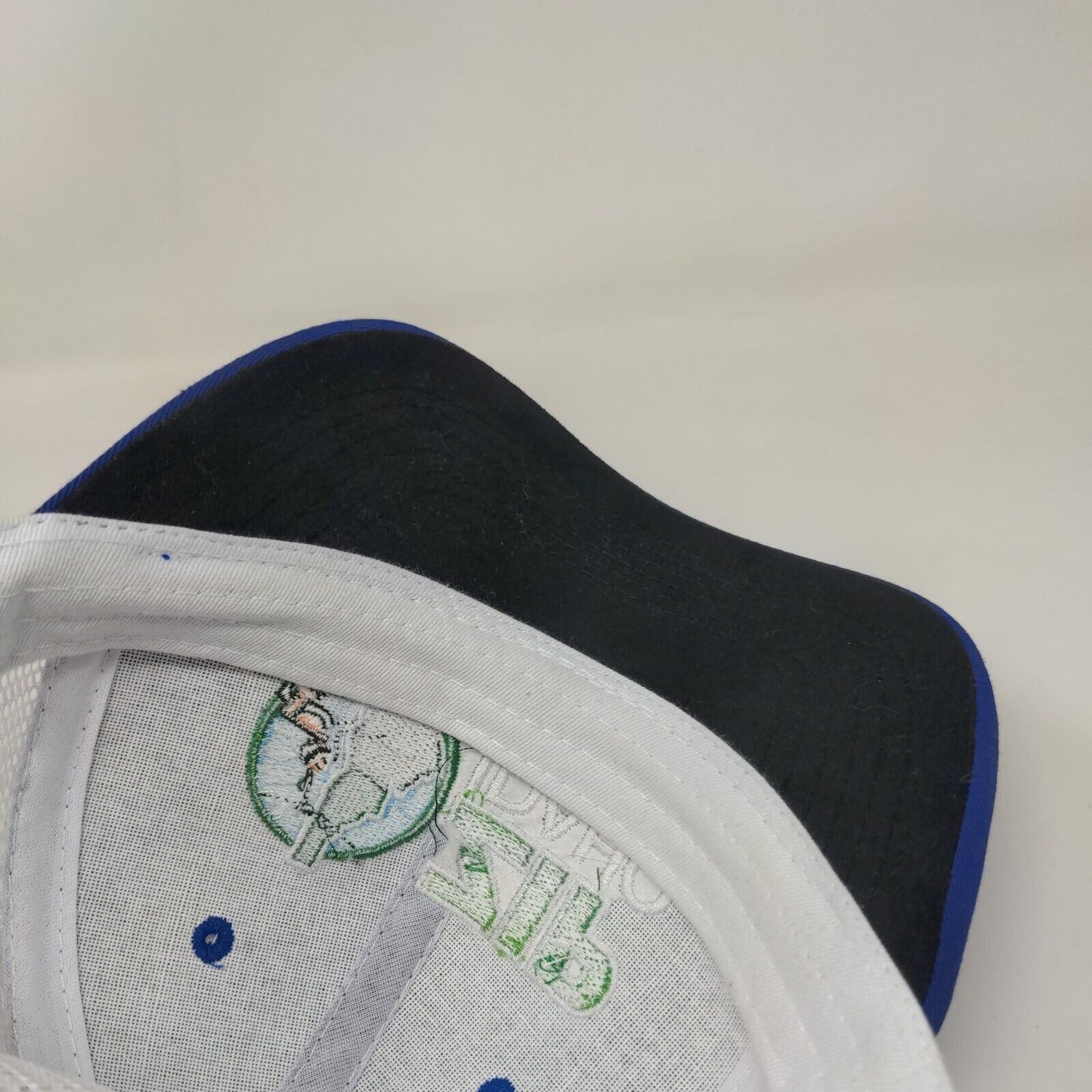 Zip Idaho Snapback Mesh Back Trucker Hat Blue OSFA Colorblock Vie