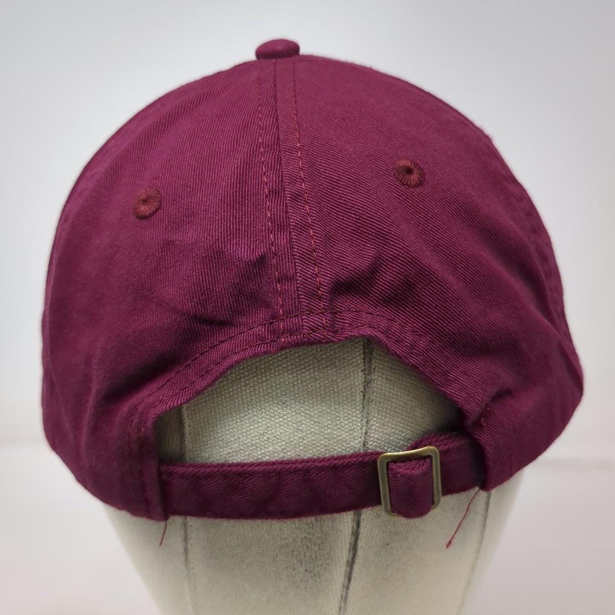 BIG Baseball Cap Red One Size Stouts Pub Shield Embroidered Cotton Slideback Hat