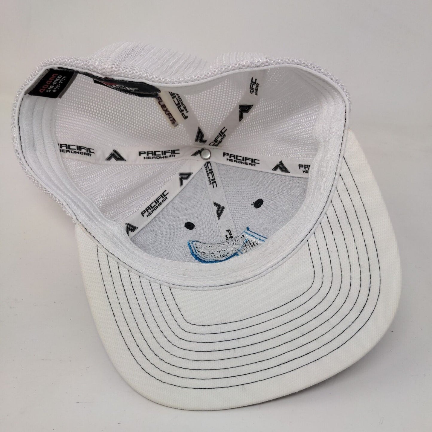 Providence School Fitted Trucker Hat Black S/M Mesh Back Pacific Headwear
