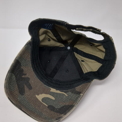 George Strapback Hat Camouflage One Size Adjustable Vented Holes 6 Panel Blank