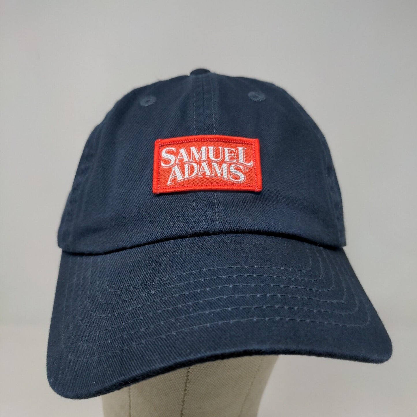 Samuel Adams Men's Slideback Hat Blue Embroidered Logo Cotton Beer Adjustable