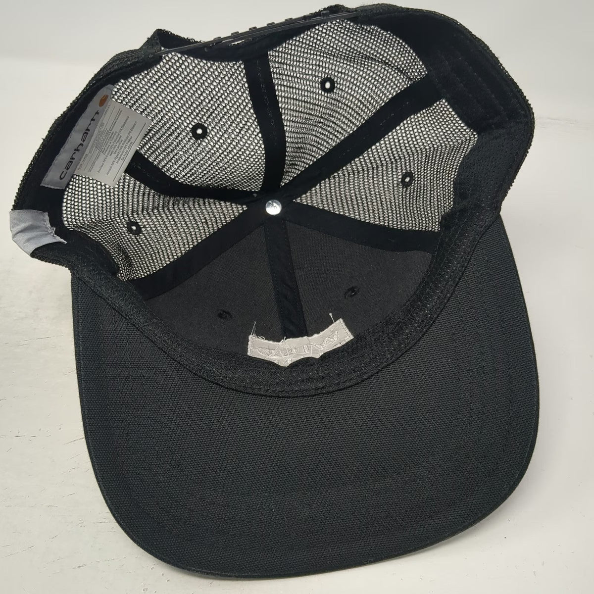 Carhartt Trucker Hat Black One Size Wild Plum Events Mesh Back Snapback