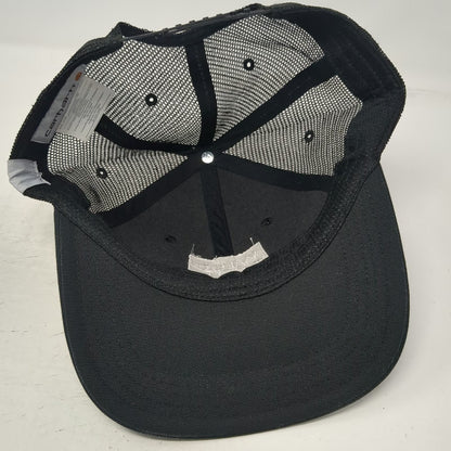 Carhartt Trucker Hat Black One Size Wild Plum Events Mesh Back Snapback