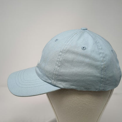 The North Face Baseball Cap Blue One Size Embroidered Logo Slideback Cotton Hat