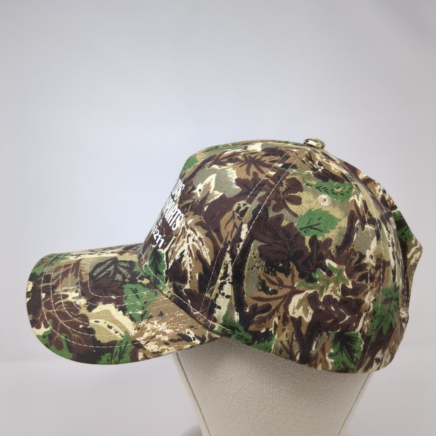 Bud's Powersports Cottonwood ID Strapback Hat Camouflage OSFM Otto