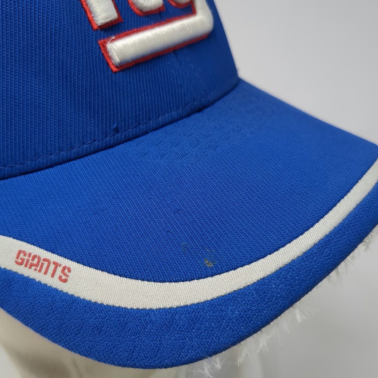 New York Giants NFL Reebok Baseball Cap Blue Red White XL Onfield Stretch Hat
