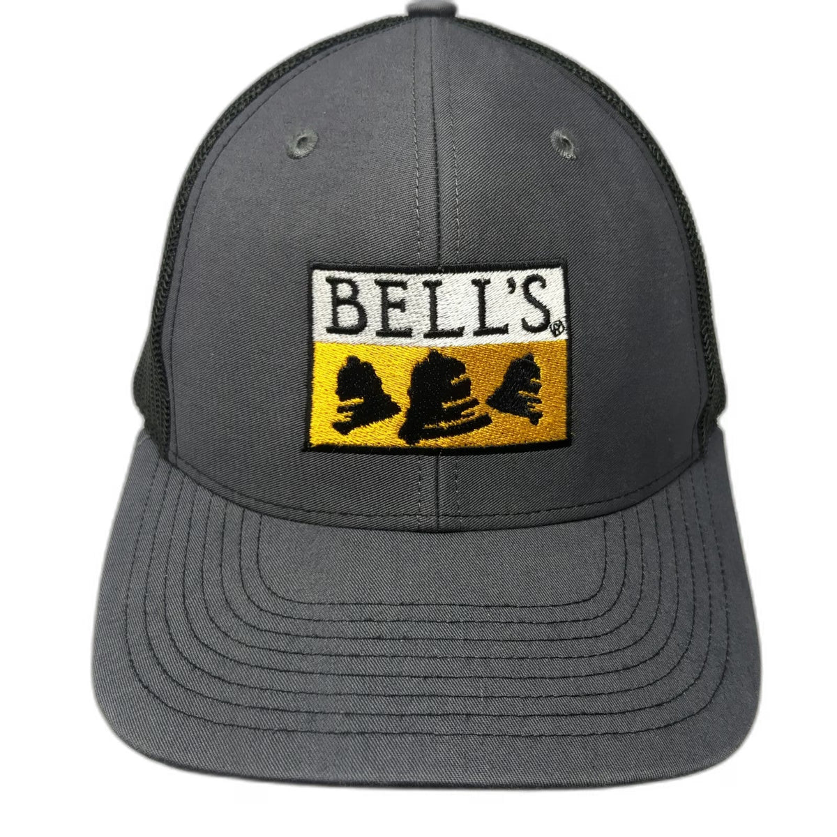 Richardson Trucker Hat Gray One Size Bell's Inspired Brewing Beer Mesh Snapback