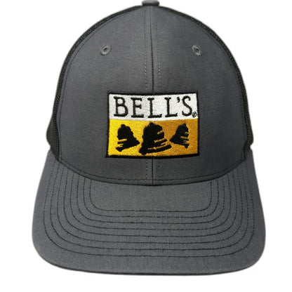 Richardson Trucker Hat Gray One Size Bell's Inspired Brewing Beer Mesh Snapback