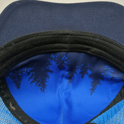 Spacecraft Trucker Hat Blue One Size Coastal Patch Mesh Snapback Mountain Wave