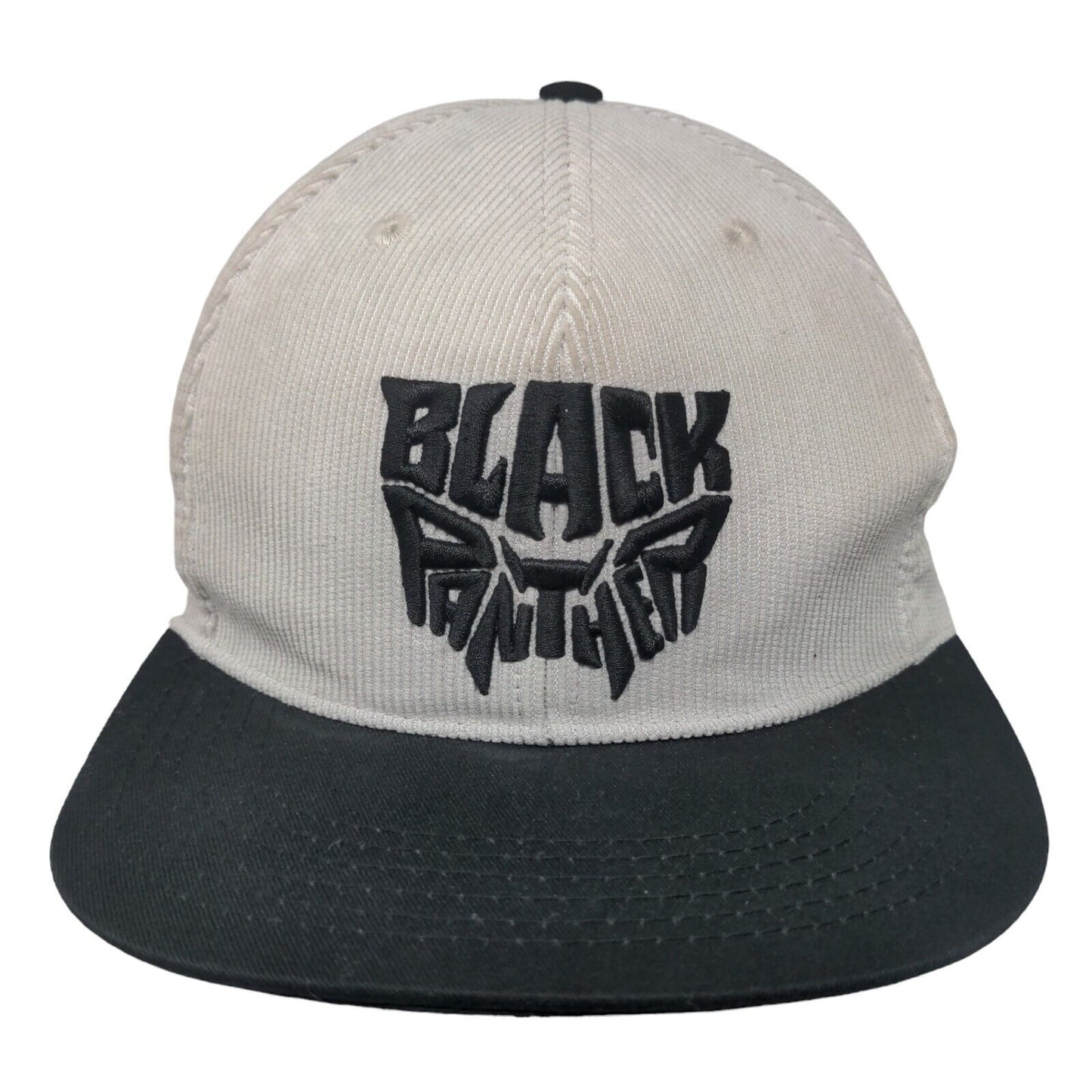 Black Panther Snapback Hat Multicolor OSFM Adjustable Embroidered Marvel