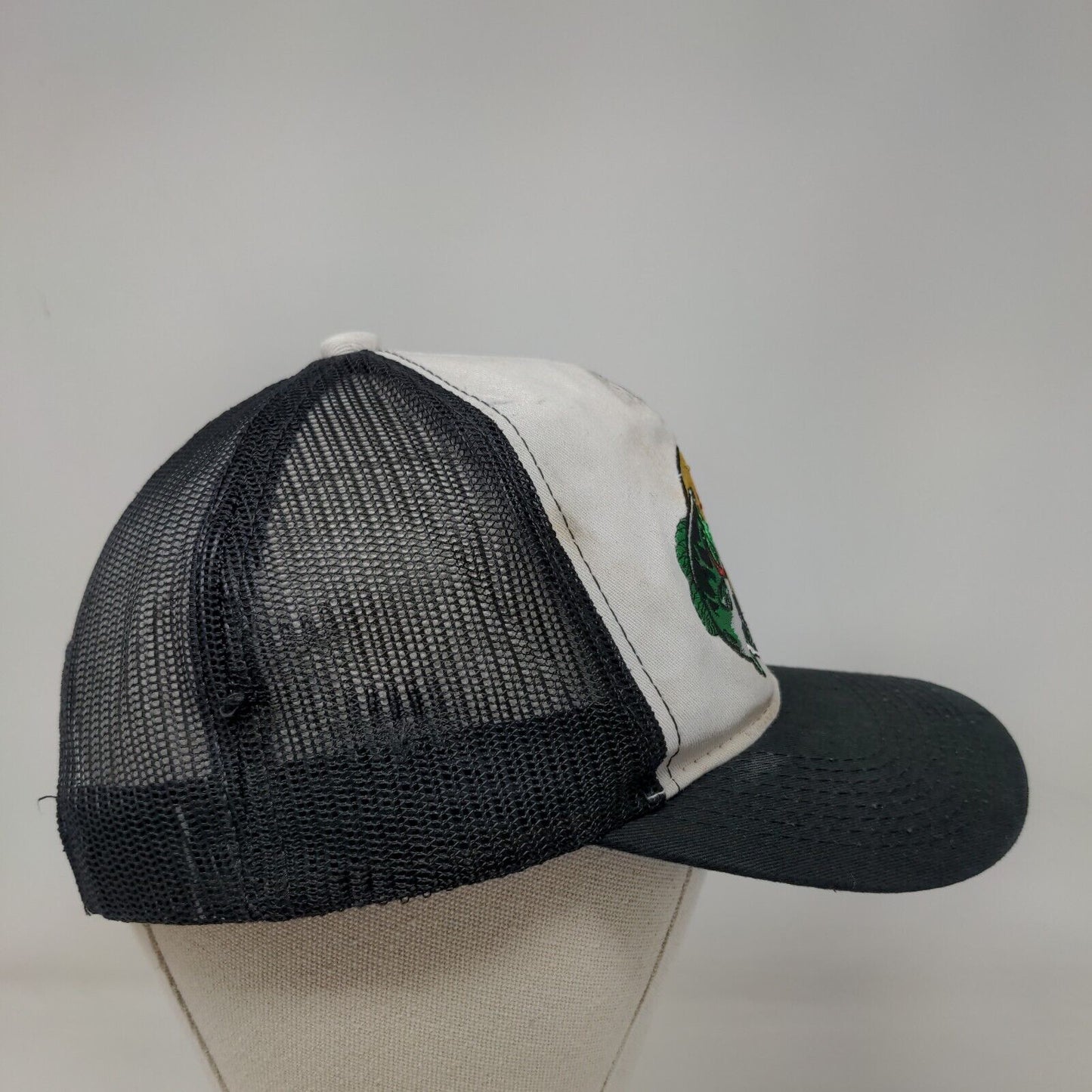 Bass Pro Shops Snapback Mesh Back Trucker Hat Black OSFM Colorblock