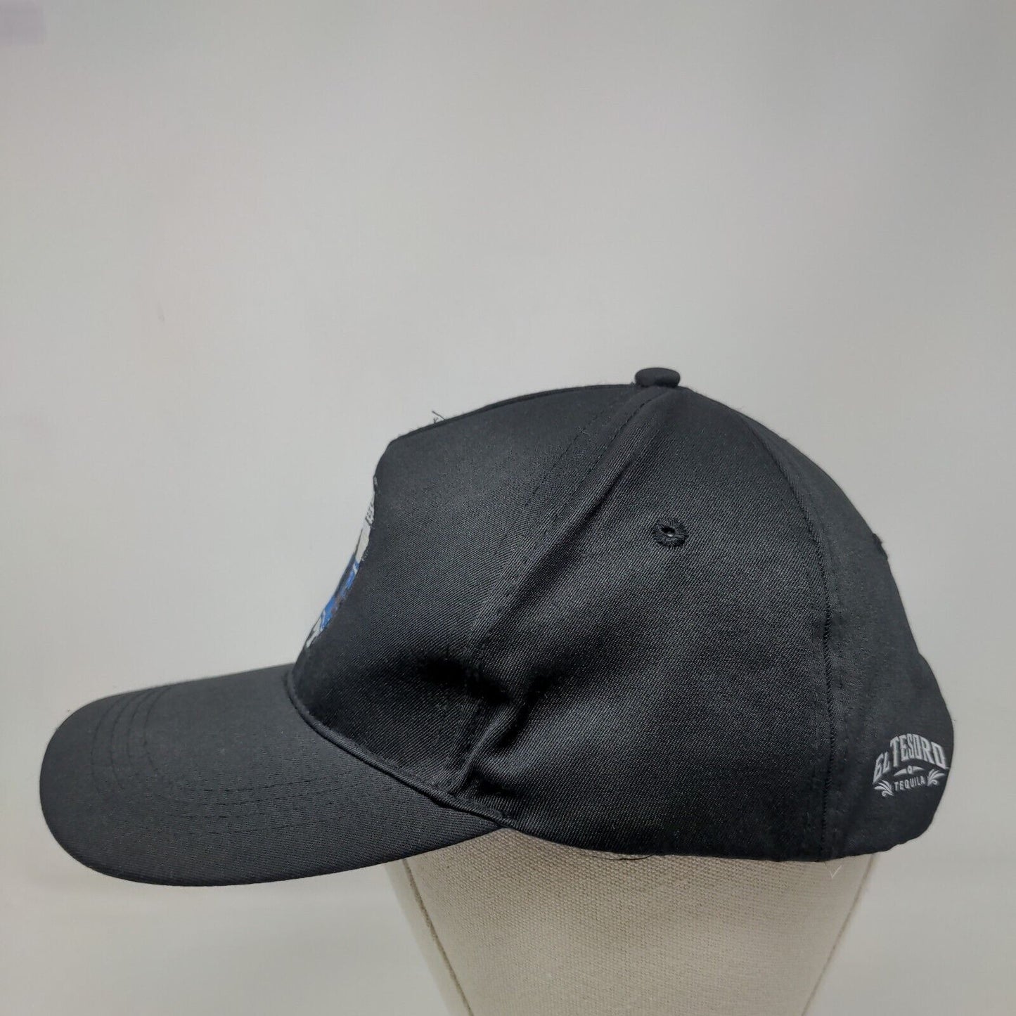El Tosoro Tequila Enjoy Responsibly Black OS Adjustable Embroidered 6 Panel
