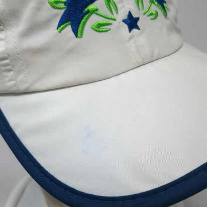 Leslie Jordan Baseball Cap White Blue Green One Size Jeff Galloway Training Hat