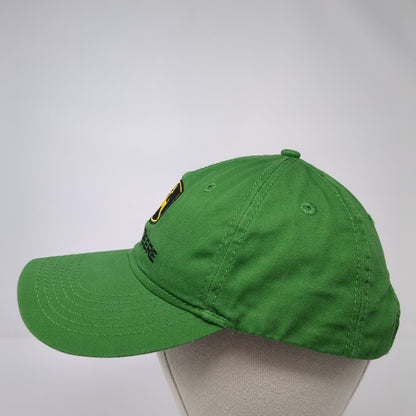 John Deere Strapback Hat Green One Size Adjustable Embroidered Logo
