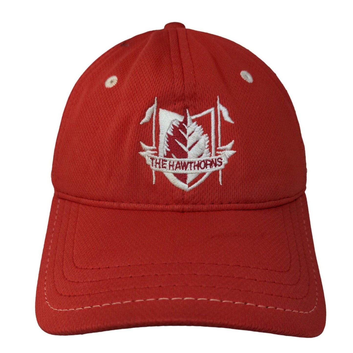 Pukka Men's Strapback Hat Red Embroidered The Hawthornes Logo