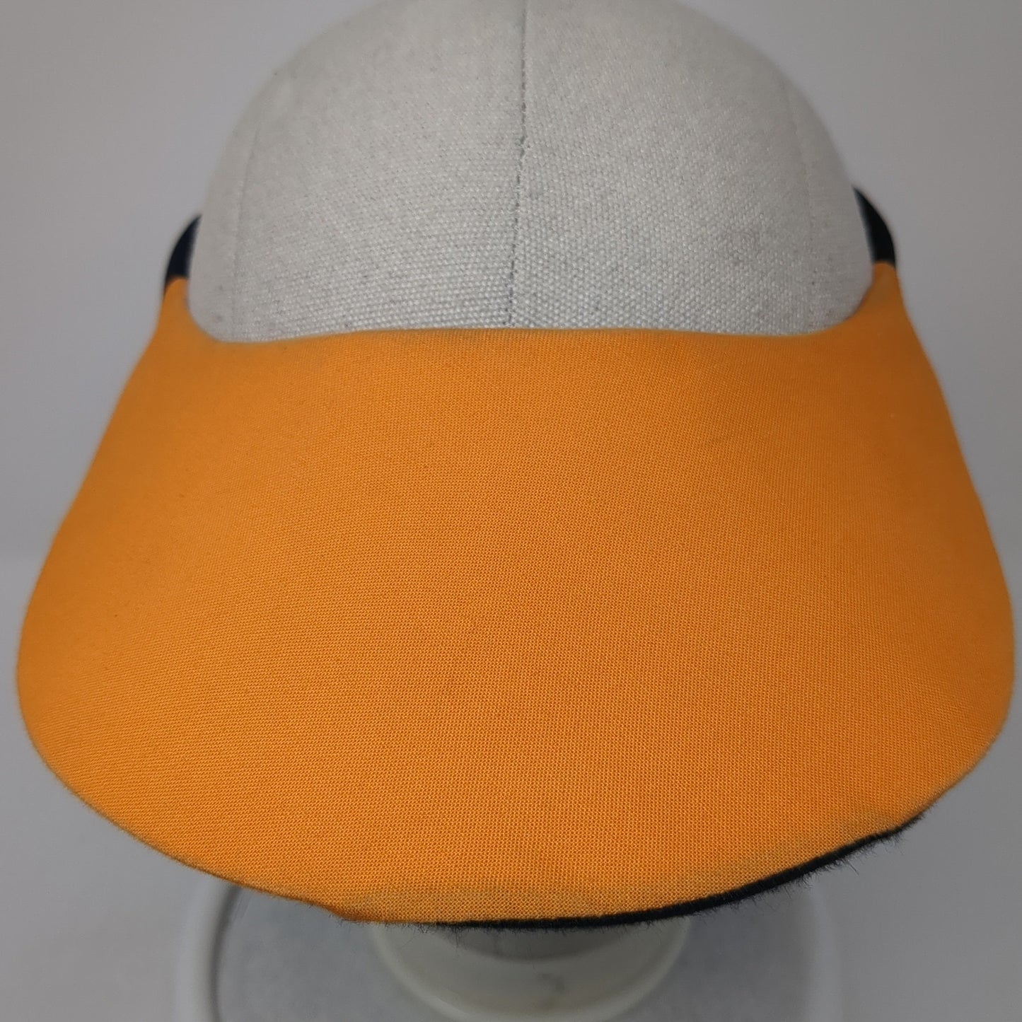 No Headache Sun Visor Hat Orange One Size Adjustable Lightweight Blank
