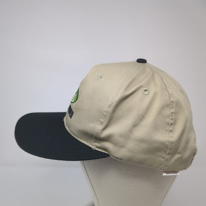 Light & Power Snapback Hat Brown One Size Adjustable Colorblock Otto