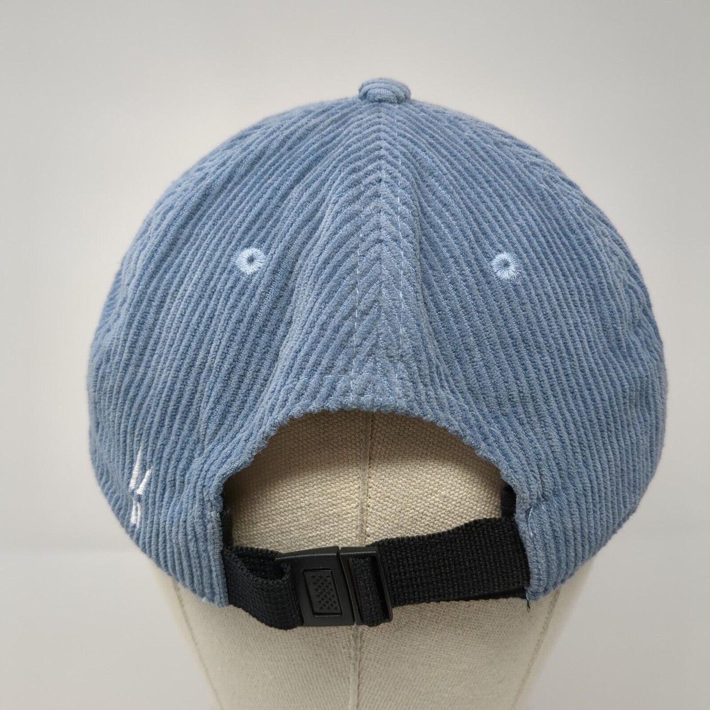 Grass Clippings Claspback Corduroy Hat Blue OSFA Embroidered Logo