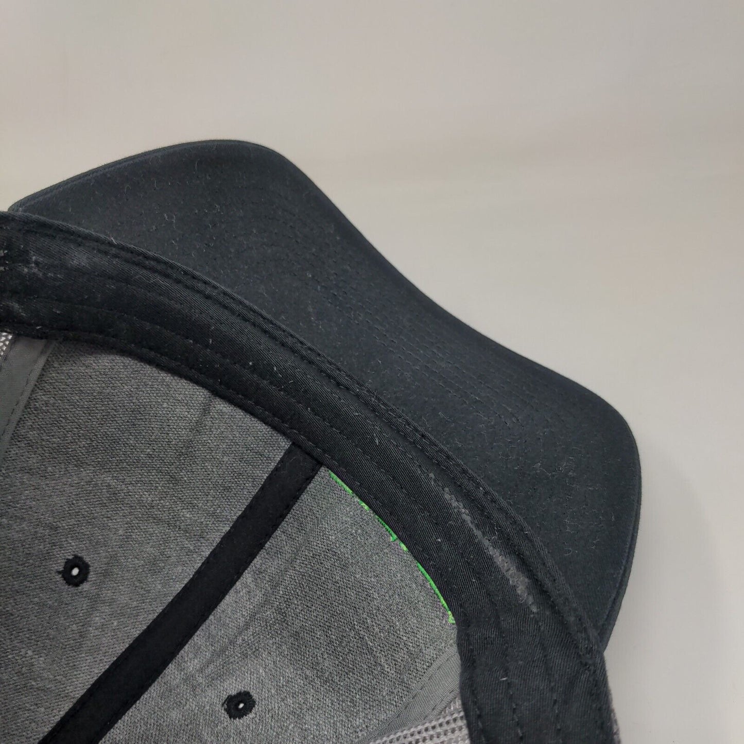 Fusion Snapback Mesh Back Trucker Hat Black One Size Richardson