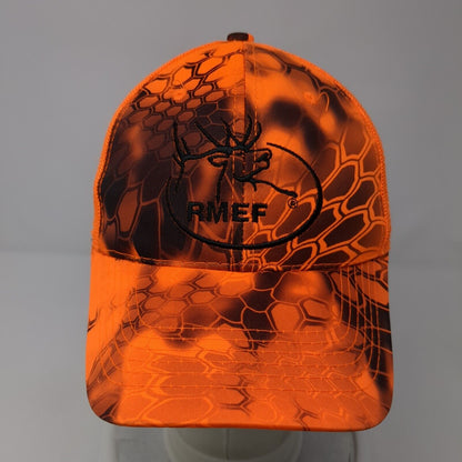 RMEF Strapback Trucker Hat Camouflage One Size Adjustable Mesh Back Outdoor Cap