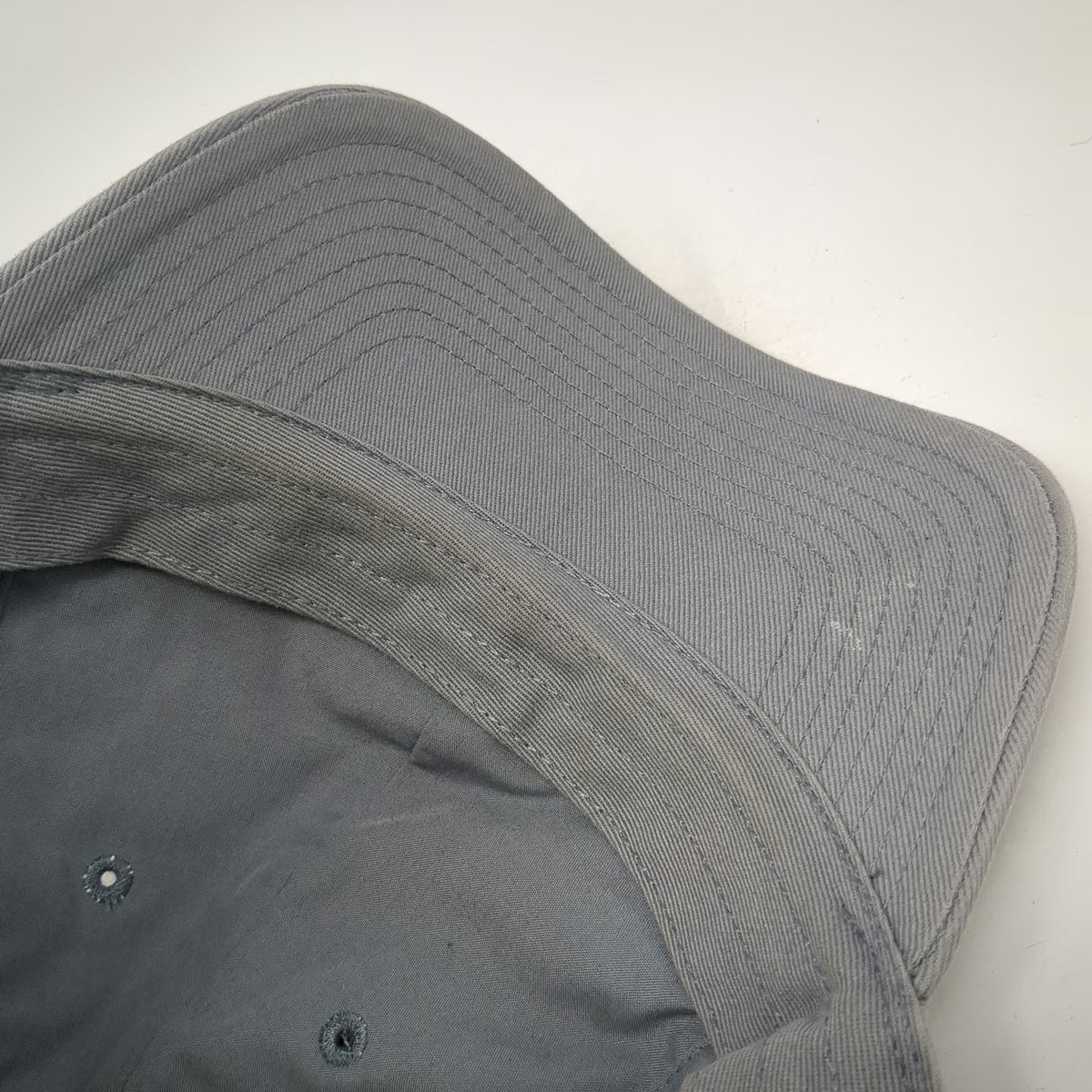 Nike Baseball Cap Gray One Size Slideback Heritage86 Embroidered Logo Hat