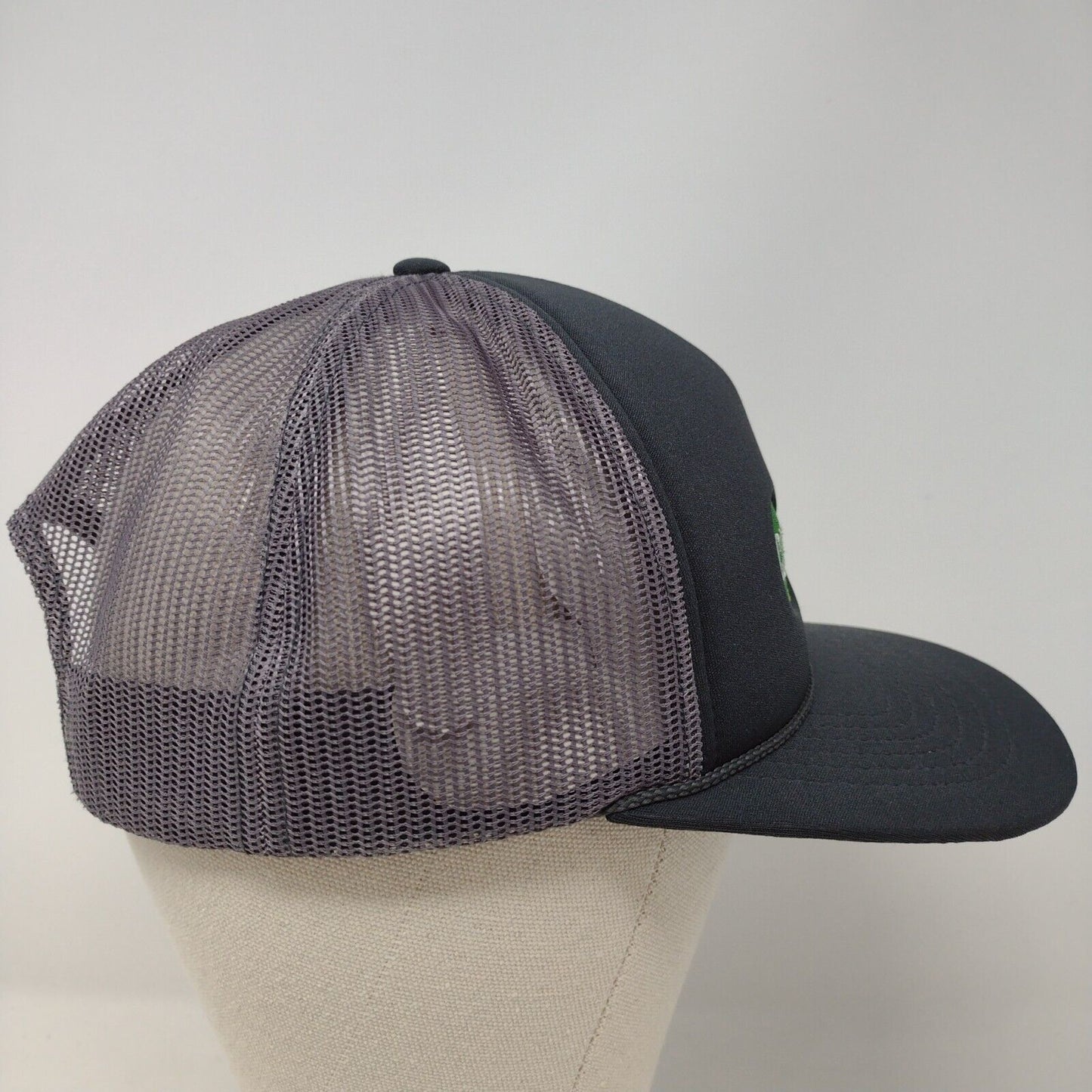 Core Building Co Snapback Rope Trucker Hat Gray OSFA Mesh Back