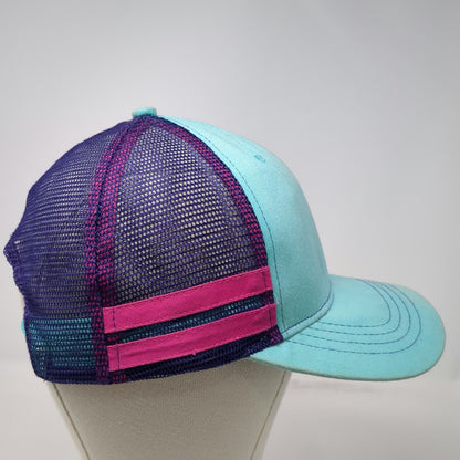 Ariat Trucker Hat Blue One Size Mesh Snapback Equestrian Western Pink Purple