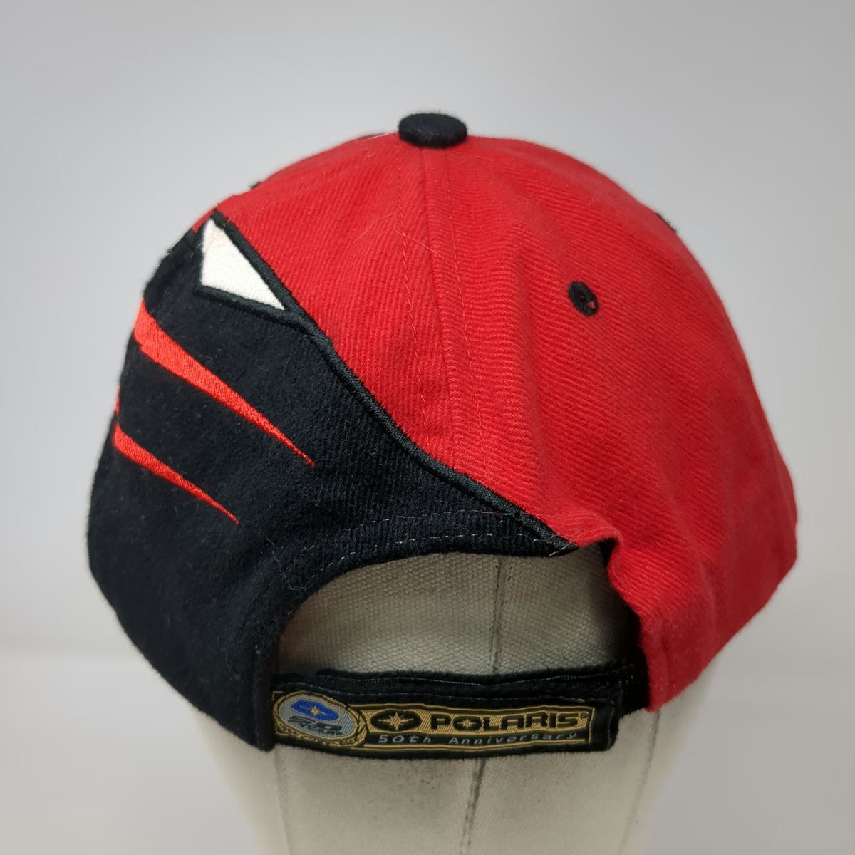 Polaris Baseball Cap Red RMK 50th Anniversary Strapback One Size Snowmobile Hat