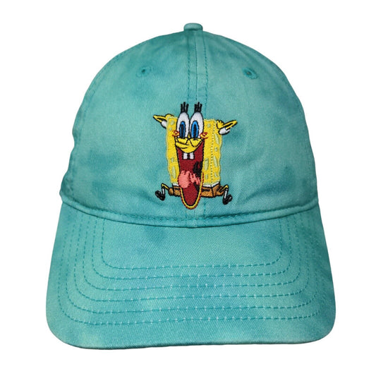 Nickelodeon SpongeBob Squarepants Slideback Hat Bluish-Green One Size Mad Engine