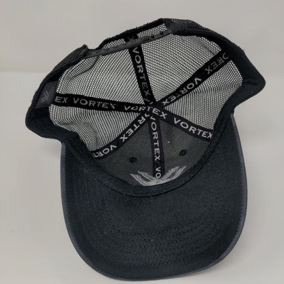 VORTEX Snapback Trucker Hat Camouflage OSFM Adjustable Mesh Back 6 Panel