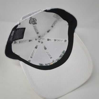 Seattle Snapback Hat White One Size Adjustable Mesh New Era 9Forty
