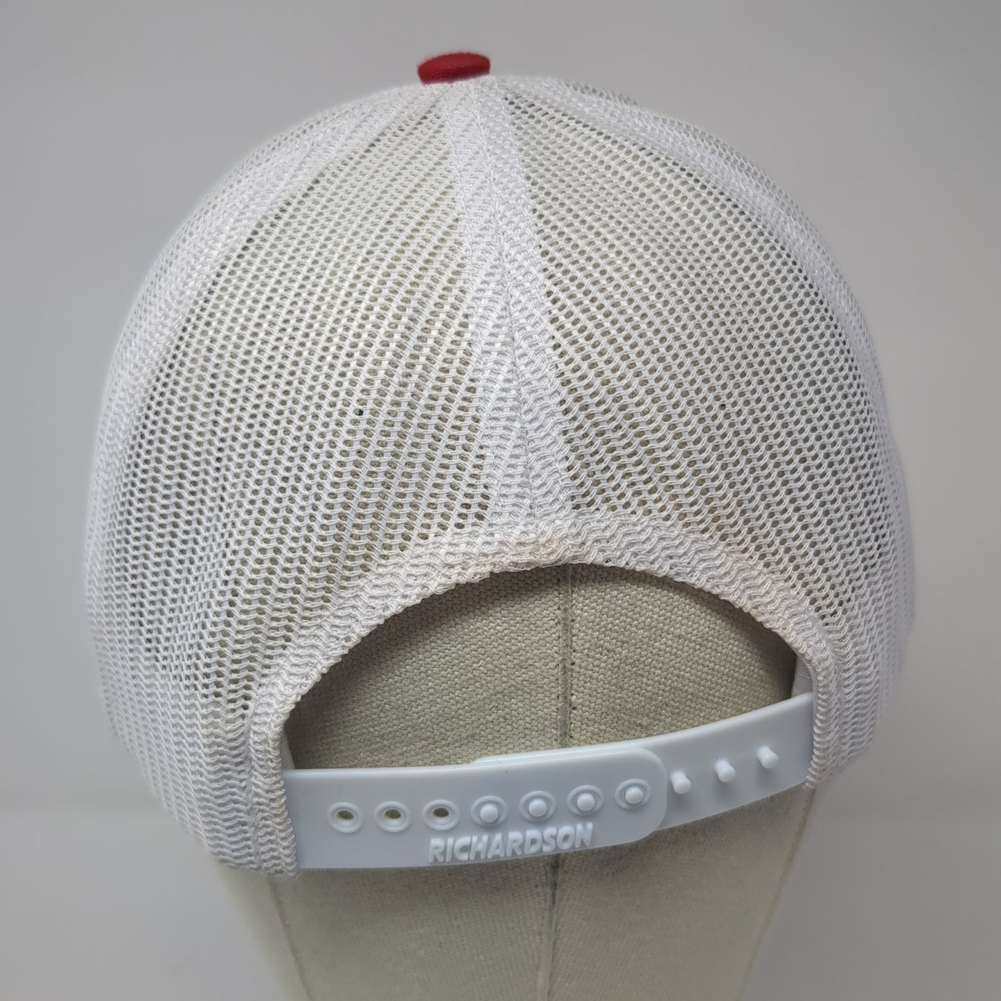 Bishop Cattle Company Snapback Mesh Back Trucker Hat Red One Size