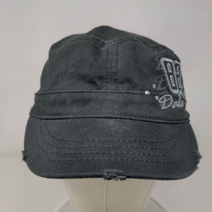 Chase Authentics Men's Strapback Cadet Cap Black Dale Jr #88 Embroidered Logo