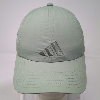 Adidas Baseball Cap Green OSFM AEROREADY Nylon Performance Adjustable Hat Logo