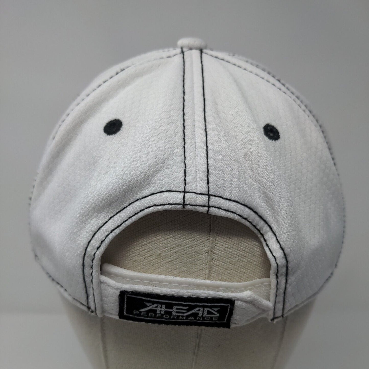 Tito's Handmade Vodka Strapback Hat White OSFA Classic Cut Embroidered Ahead