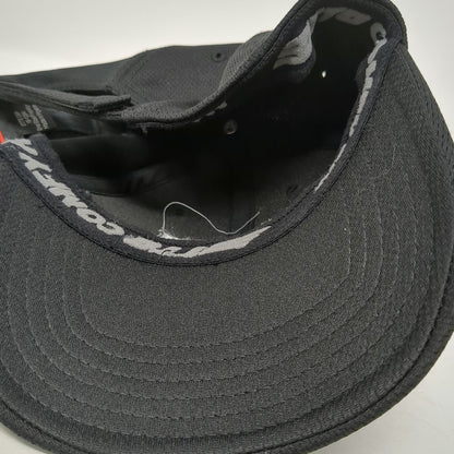Otto Baseball Cap Black One Size Power Ministry Strapback Performance Fabric Hat