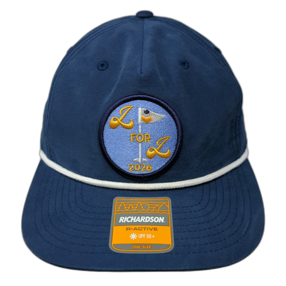 Richardson 5 Panel Blue One Size Rope First Interstate Bank Snapback Golf Hat