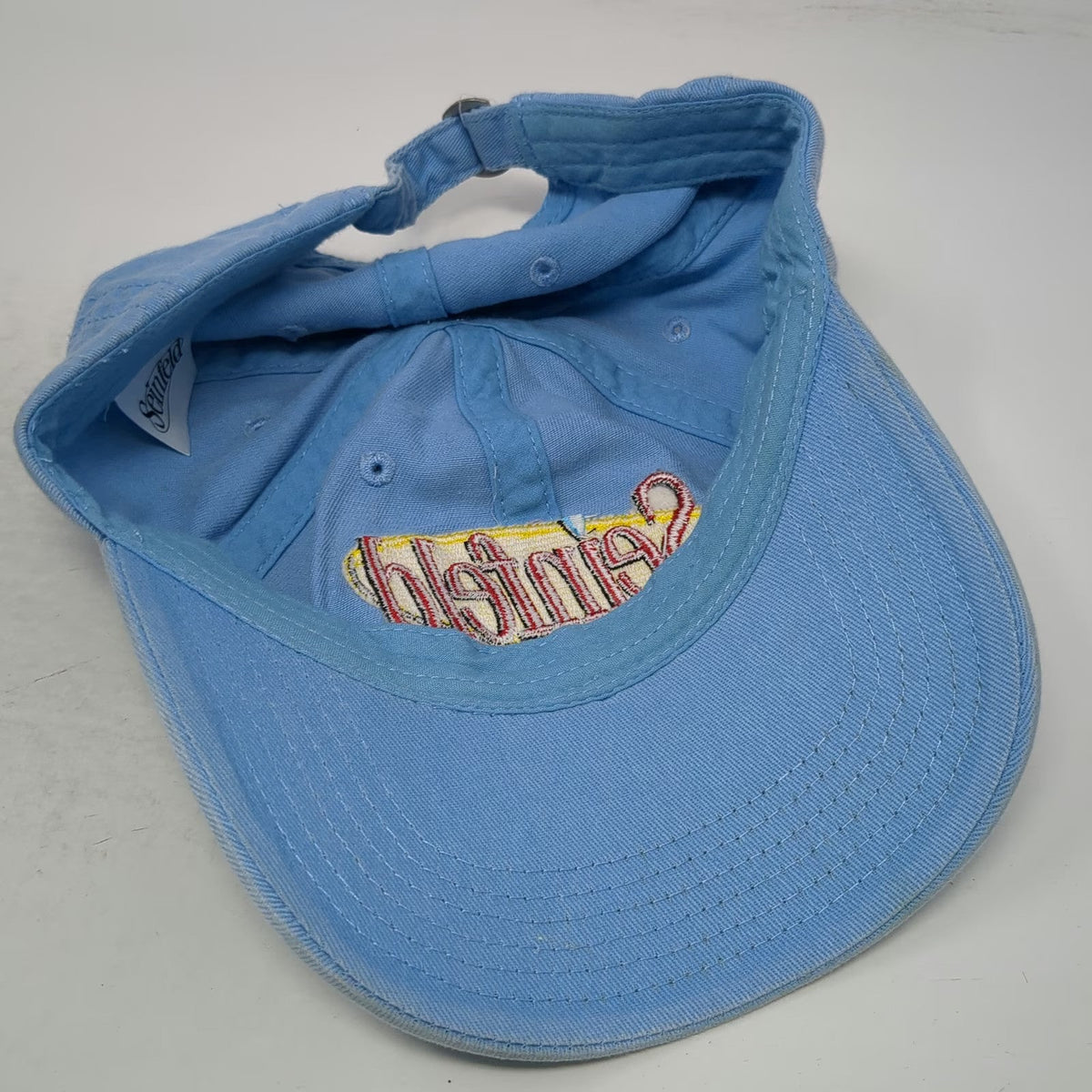 Seinfeld Baseball Cap Blue One Size Adjustable Slideback Embroidered Logo Hat