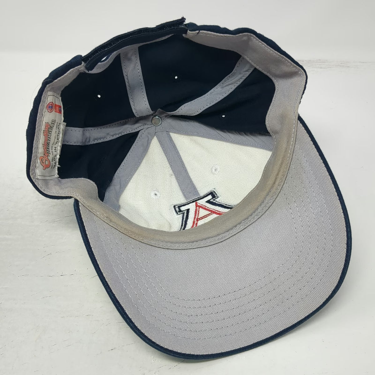 Captivating Headgear Arizona Wildcats NCAA Blue White Red Hat One Size Strapback