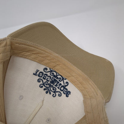 Toes on the Nose Snapback Trucker Hat Tan One Size Mesh Back Adjustable