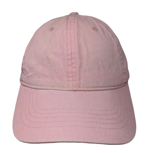 Unbranded Strapback Hat Pink Starlight OSFM Adjustable 6 Panel Blank