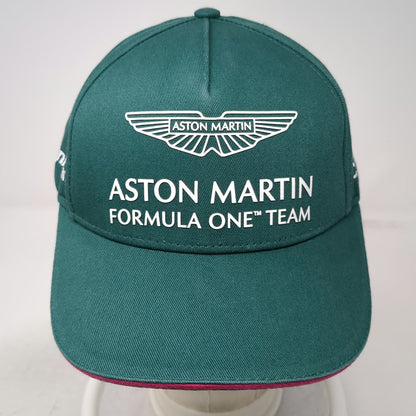 Aston Martin Green One Size Hat F1 Racing Team Strapback Cognizant Wings