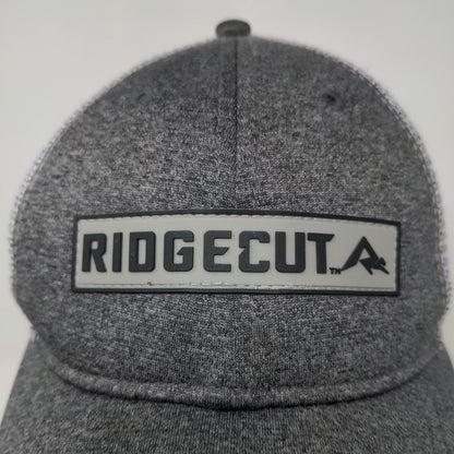 Ridgecut Men's Snapback Mesh Back Hat Gray OSFM 3D Logo Adjustable