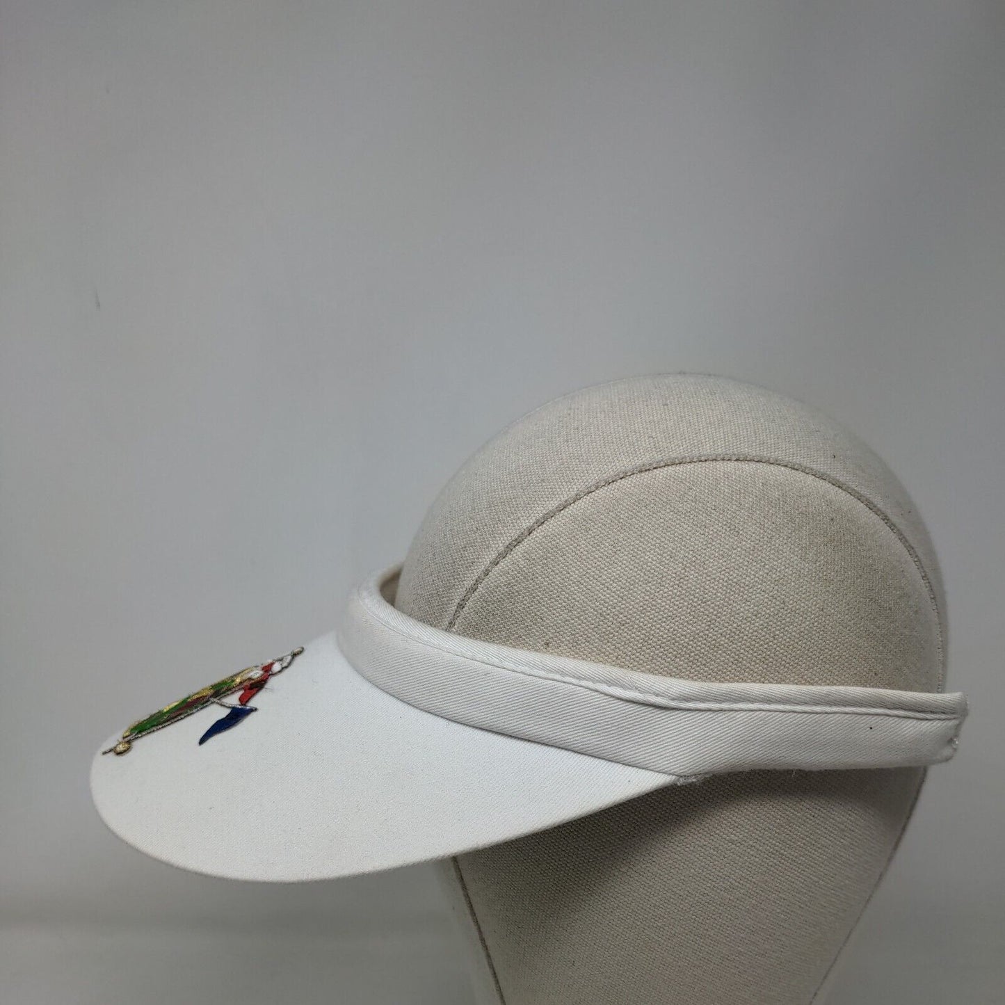 Golf & Tennis Headwear Clip On Sun Visor Hat White One Size Golf Club Patch