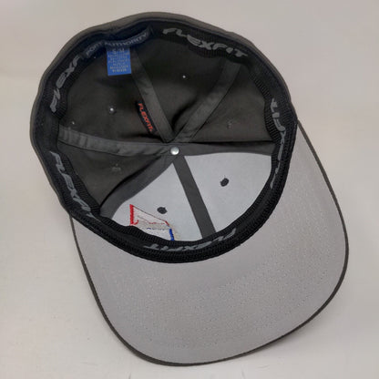 Boondockers Fitted Hat Gray S/M Embroidered Flexfit 6 Panel Port Authority